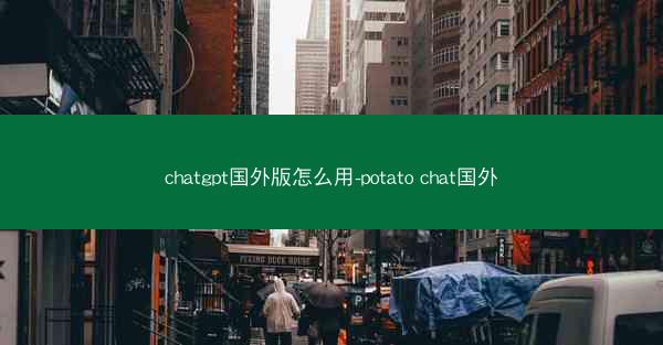 chatgpt国外版怎么用-potato chat国外